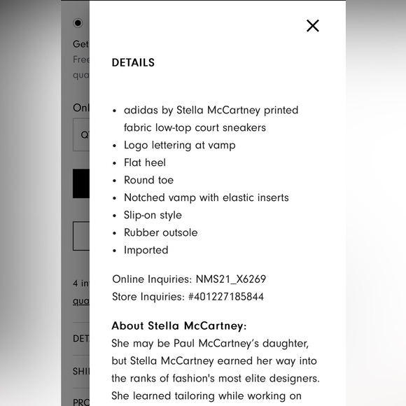 Addidas by Stella McCartney Slipon sneaker in great condition, sold out online - Picture 12 of 14